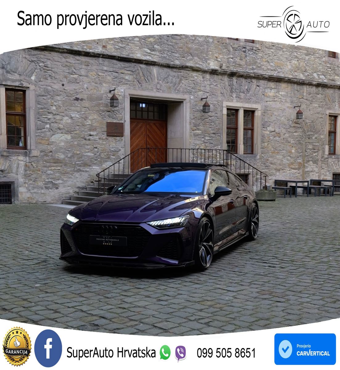 Audi RS7 4.0 TFSI V8 (600 KS) quattro tiptronic LED+GR SJED+ACC