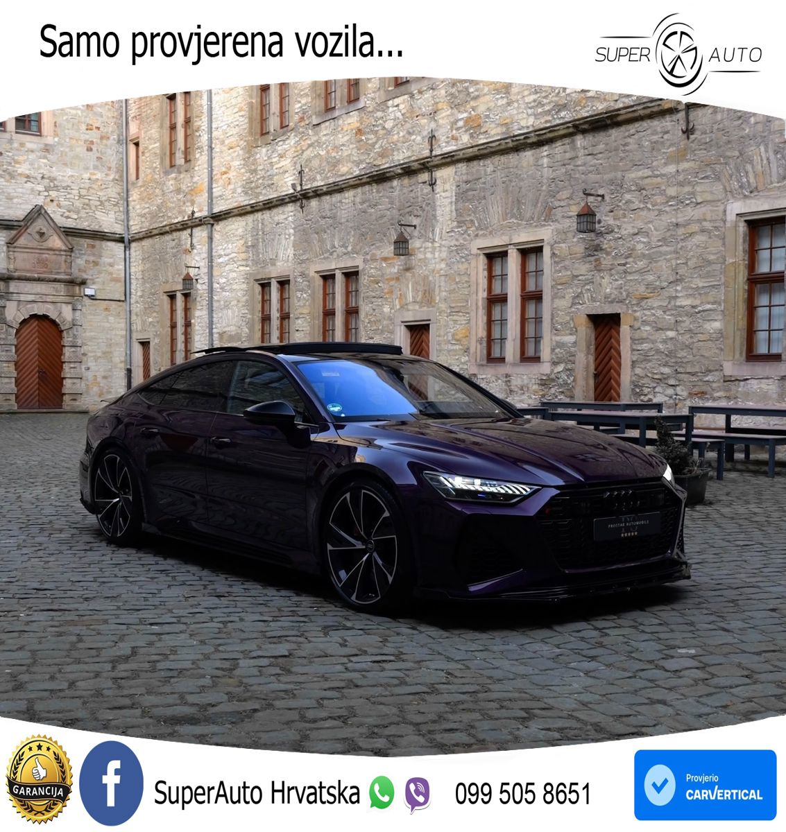 Audi RS7 4.0 TFSI V8 (600 KS) quattro tiptronic LED+GR SJED+ACC