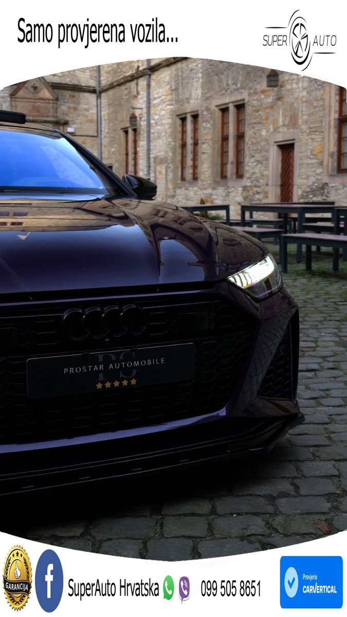 Audi RS7 4.0 TFSI V8 (600 KS) quattro tiptronic LED+GR SJED+ACC
