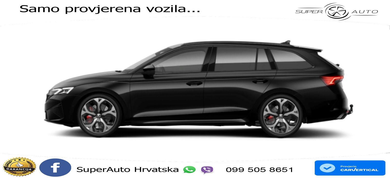 Škoda Octavia Combi RS 2.0 TSI (265 KS) DSG LED+GR SJED+ACC