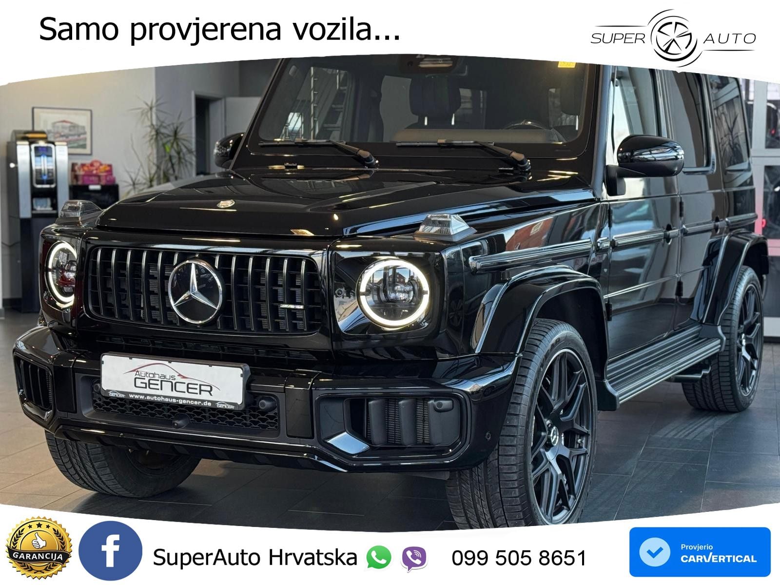 Mercedes AMG G 63 Long V8 (585 KS) 4MATIC 9G-TRONIC AMG SPEEDSHIFT TCT LED+GR SJED+ACC