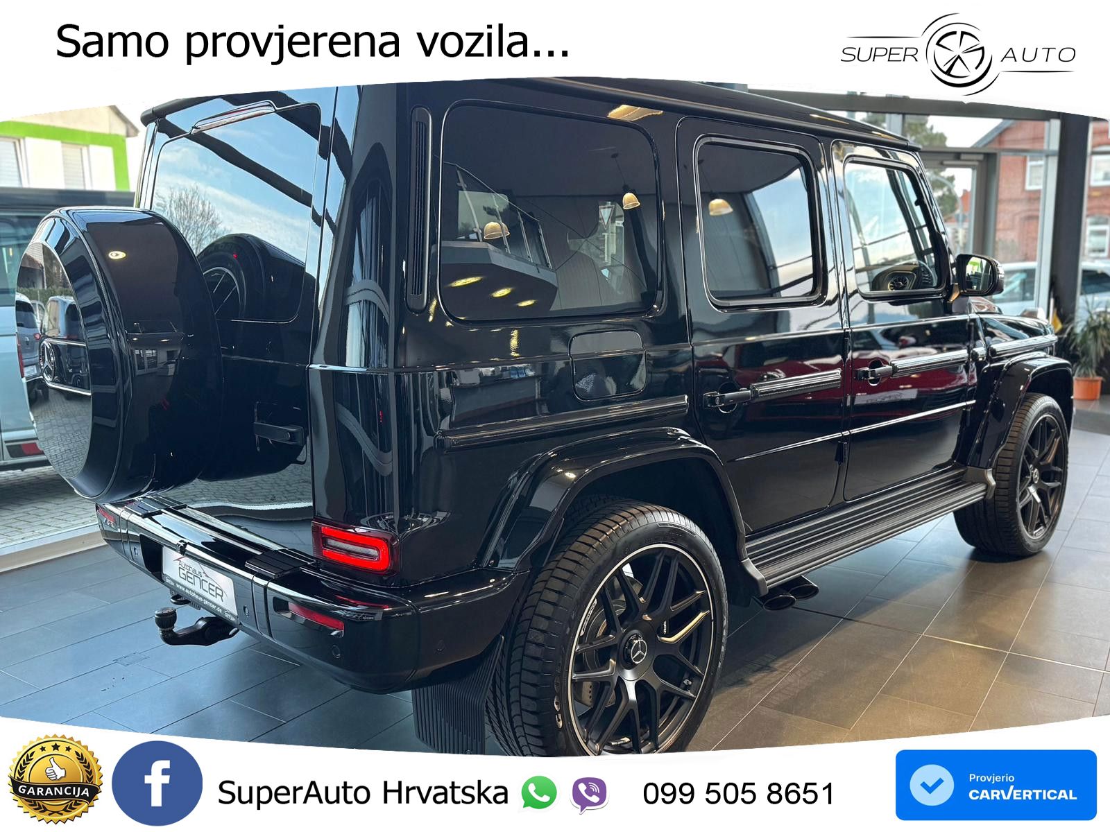 Mercedes AMG G 63 Long V8 (585 KS) 4MATIC 9G-TRONIC AMG SPEEDSHIFT TCT LED+GR SJED+ACC