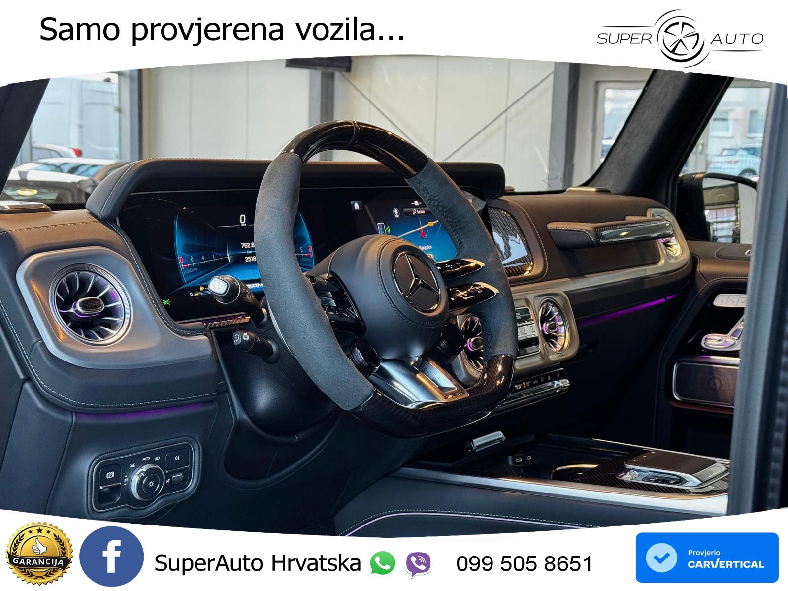 Mercedes AMG G 63 Long V8 (585 KS) 4MATIC 9G-TRONIC AMG SPEEDSHIFT TCT LED+GR SJED+ACC