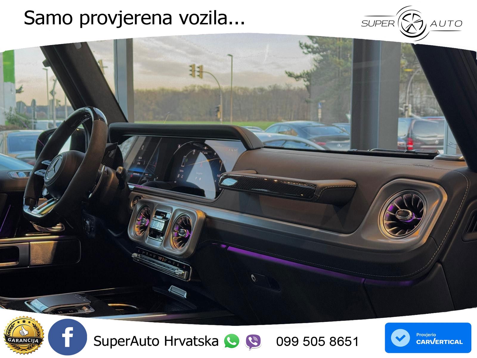 Mercedes AMG G 63 Long V8 (585 KS) 4MATIC 9G-TRONIC AMG SPEEDSHIFT TCT LED+GR SJED+ACC