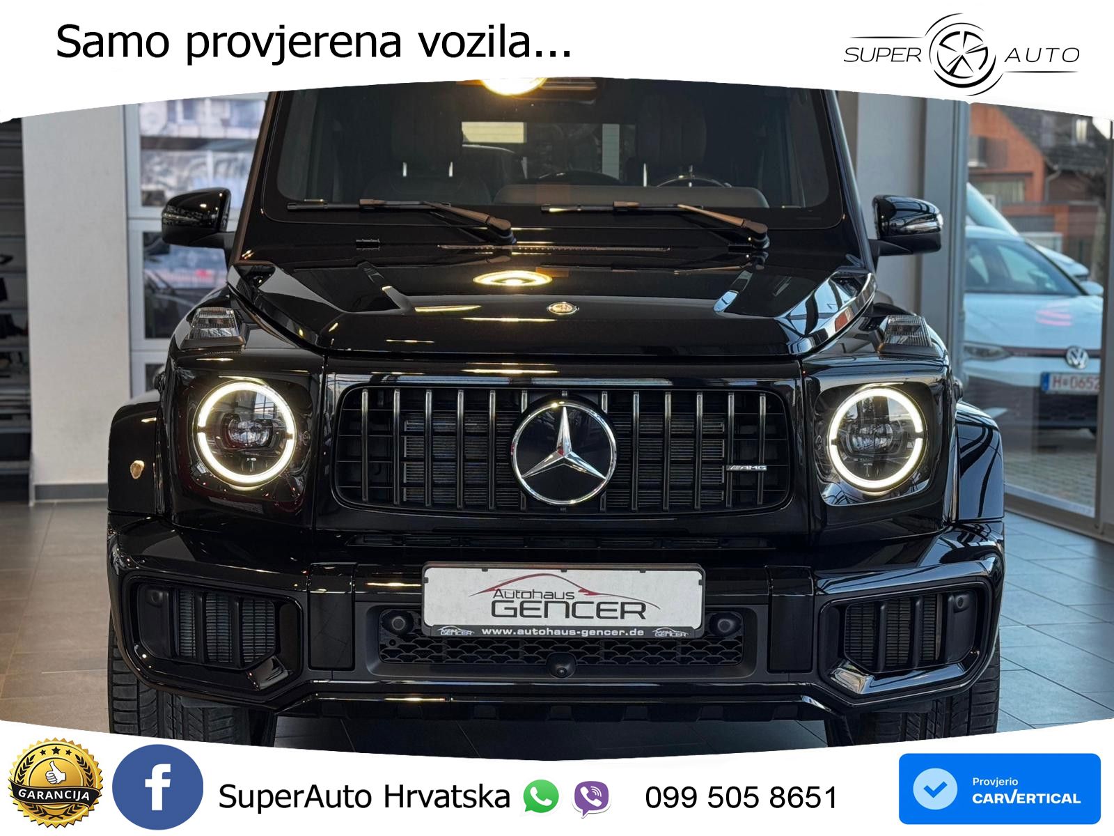 Mercedes AMG G 63 Long V8 (585 KS) 4MATIC 9G-TRONIC AMG SPEEDSHIFT TCT LED+GR SJED+ACC