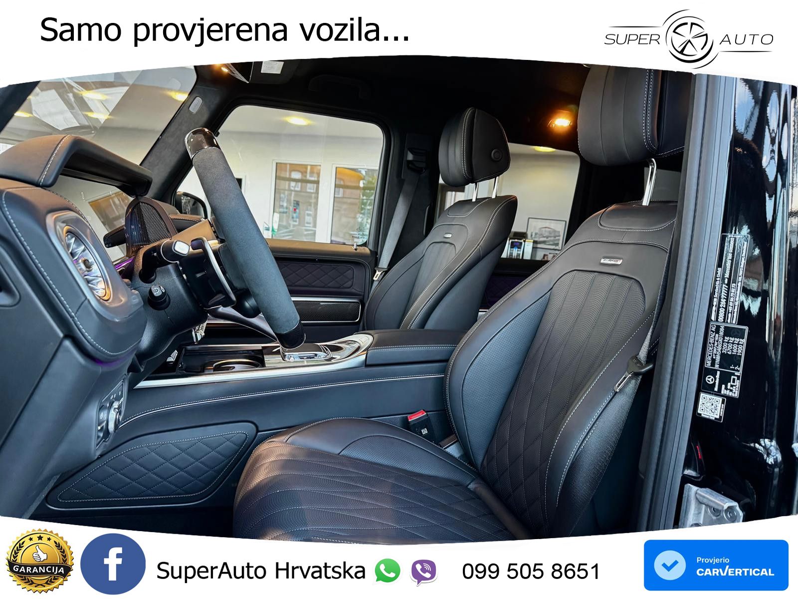 Mercedes AMG G 63 Long V8 (585 KS) 4MATIC 9G-TRONIC AMG SPEEDSHIFT TCT LED+GR SJED+ACC