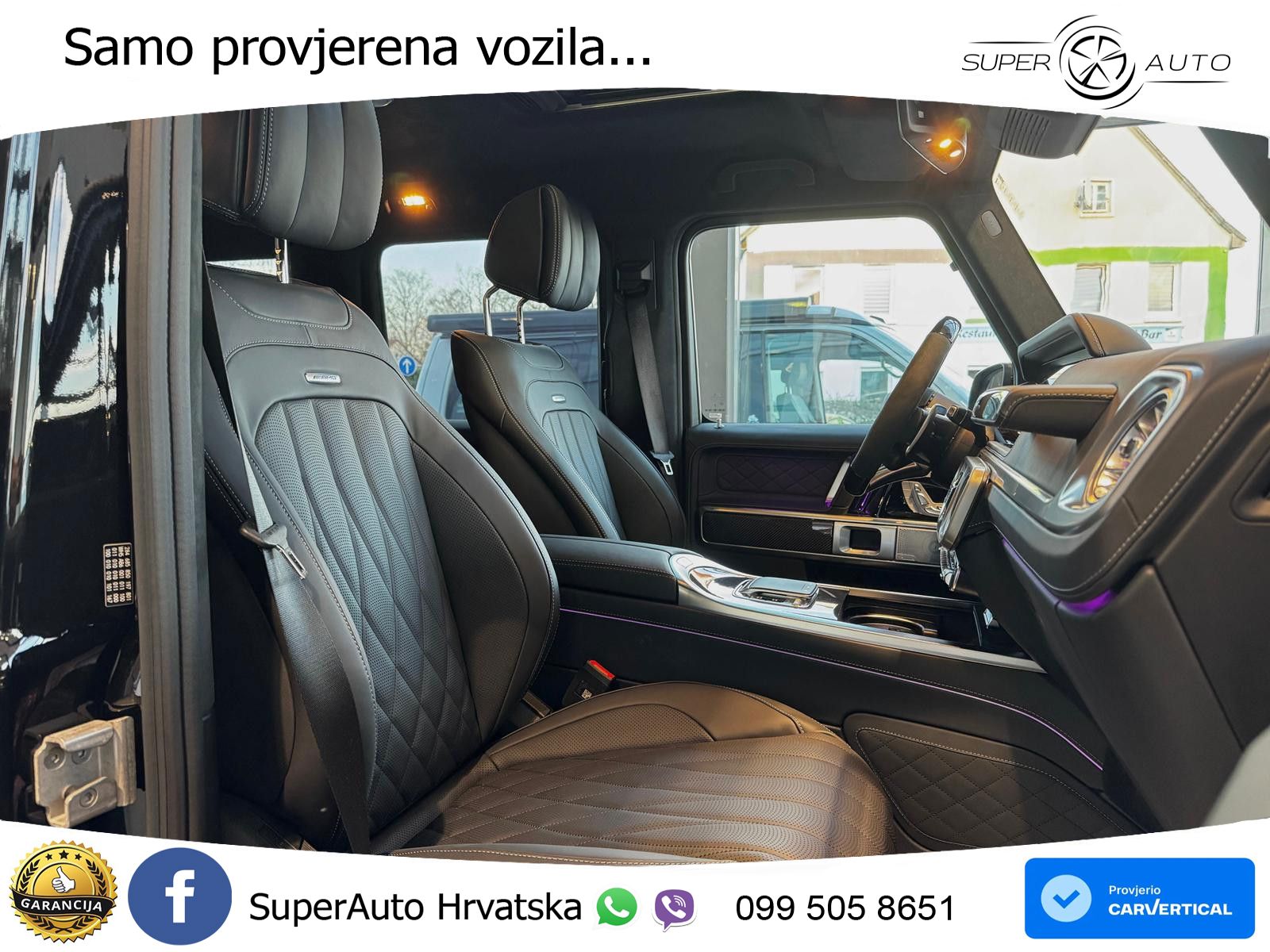 Mercedes AMG G 63 Long V8 (585 KS) 4MATIC 9G-TRONIC AMG SPEEDSHIFT TCT LED+GR SJED+ACC