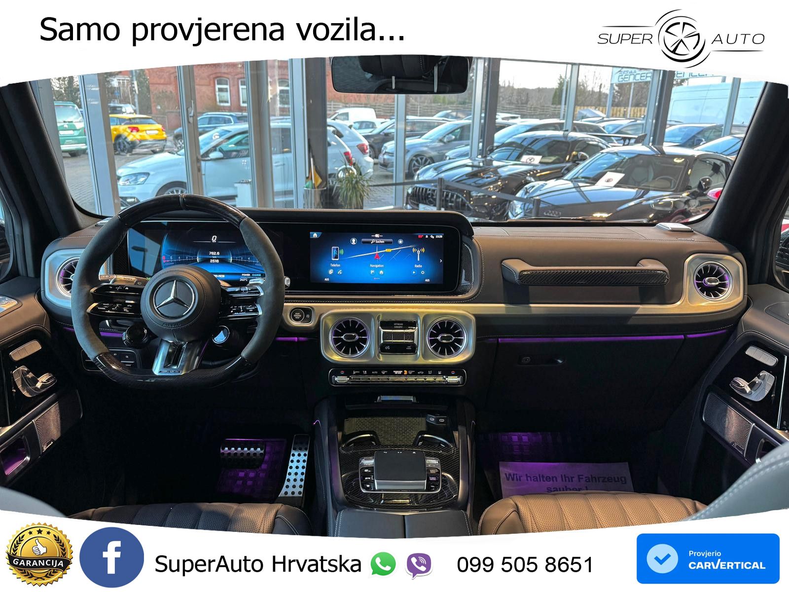 Mercedes AMG G 63 Long V8 (585 KS) 4MATIC 9G-TRONIC AMG SPEEDSHIFT TCT LED+GR SJED+ACC