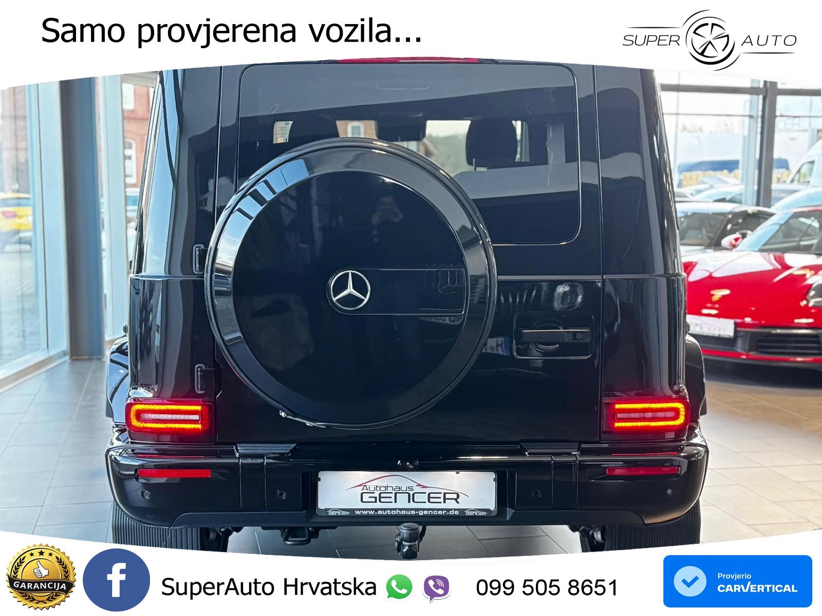 Mercedes AMG G 63 Long V8 (585 KS) 4MATIC 9G-TRONIC AMG SPEEDSHIFT TCT LED+GR SJED+ACC