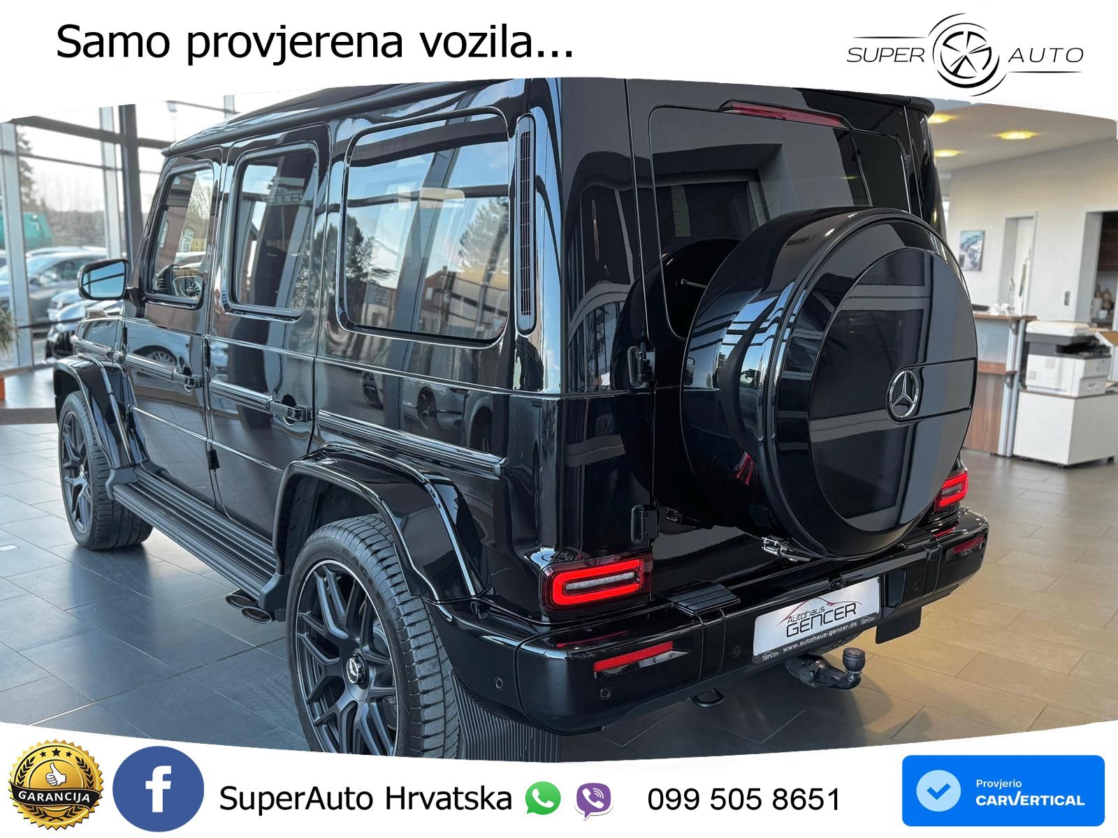 Mercedes AMG G 63 Long V8 (585 KS) 4MATIC 9G-TRONIC AMG SPEEDSHIFT TCT LED+GR SJED+ACC
