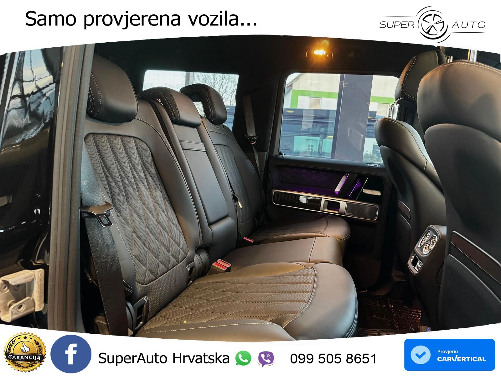 Mercedes AMG G 63 Long V8 (585 KS) 4MATIC 9G-TRONIC AMG SPEEDSHIFT TCT LED+GR SJED+ACC