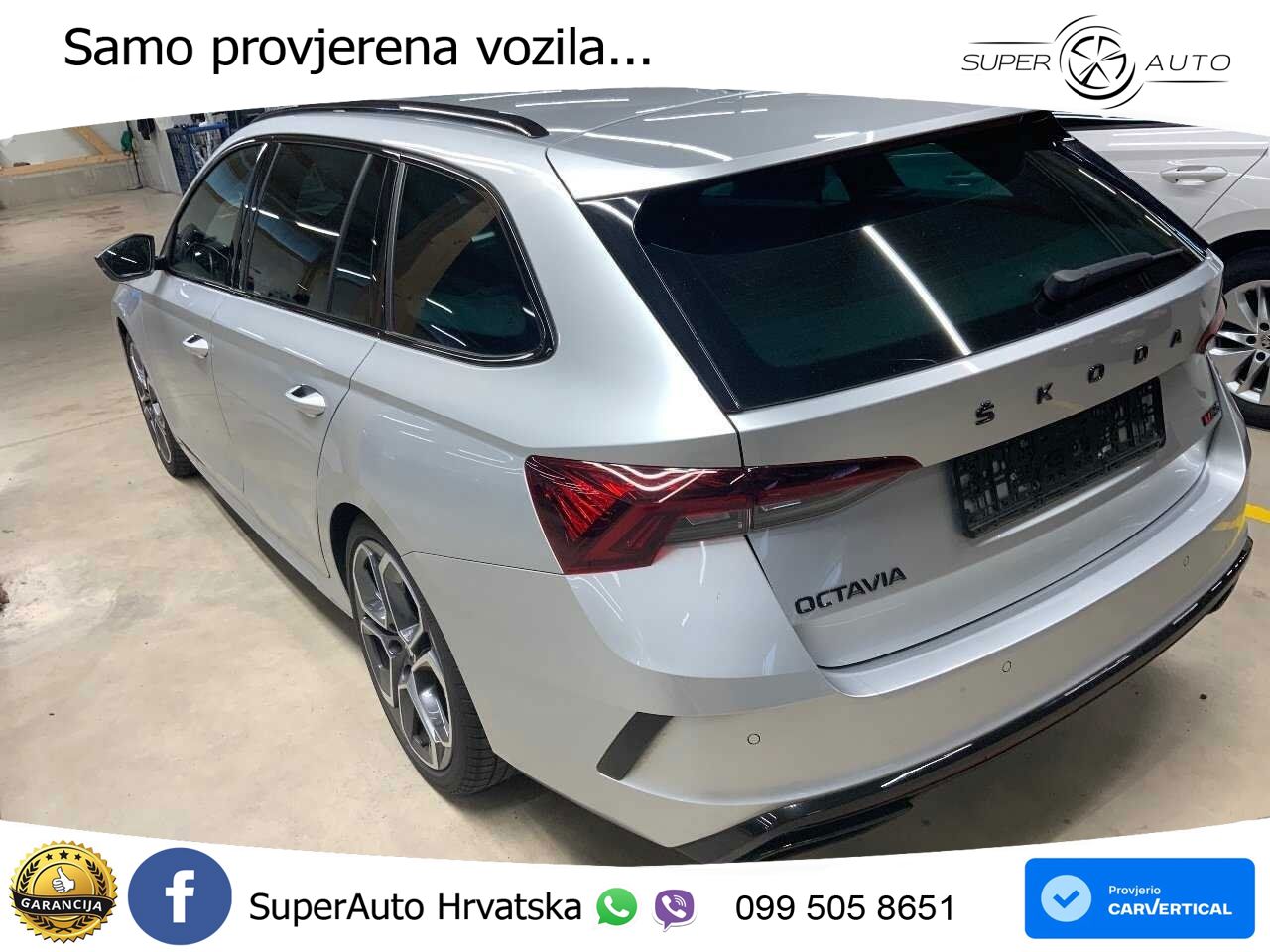 Škoda Octavia Combi RS 2.0 TDI (200 KS) DSG LED+GR SJED+ACC