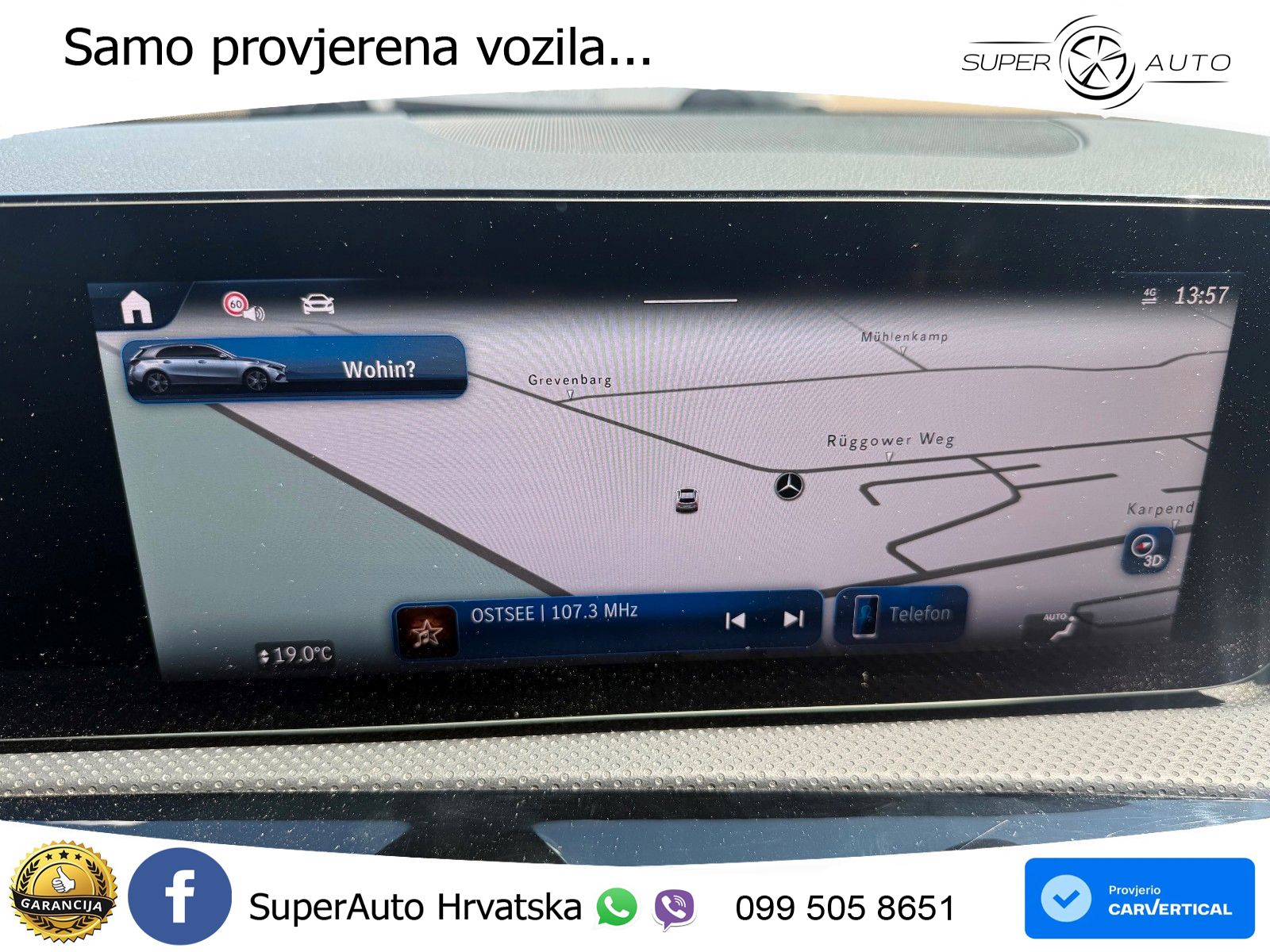 Mercedes-Benz A 180 7G-DCT LED+GR SJED+ACC