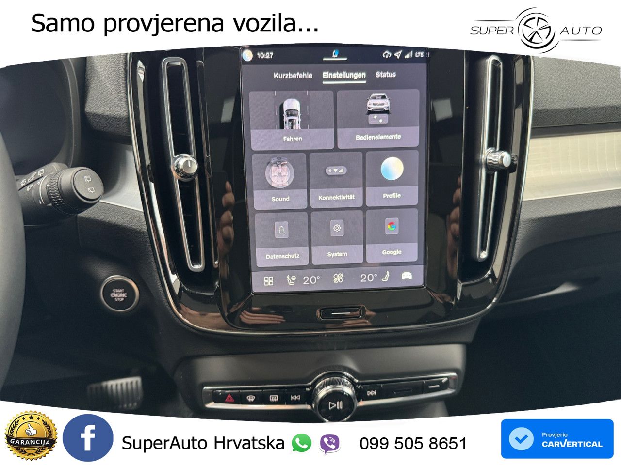 Volvo XC40 2.0 B3 163 KS Automatic ACC+GR SJED+360+PANO