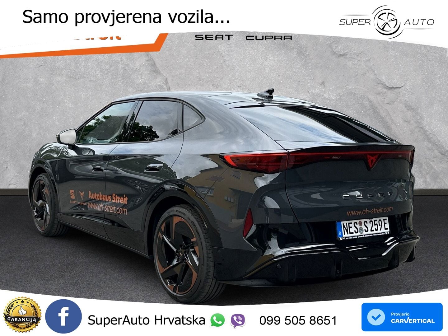 Cupra Tavascan 82 kWh (340 KS)  4WD VZ MATRIX+GR SJED+KAM
