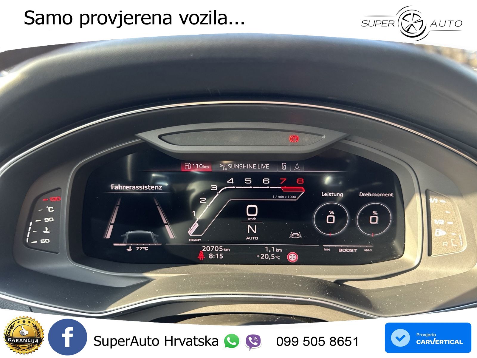 Audi RS6 Avant 4.0 TFSI V8 performance (630 KS)  quattro tiptronic Kuka