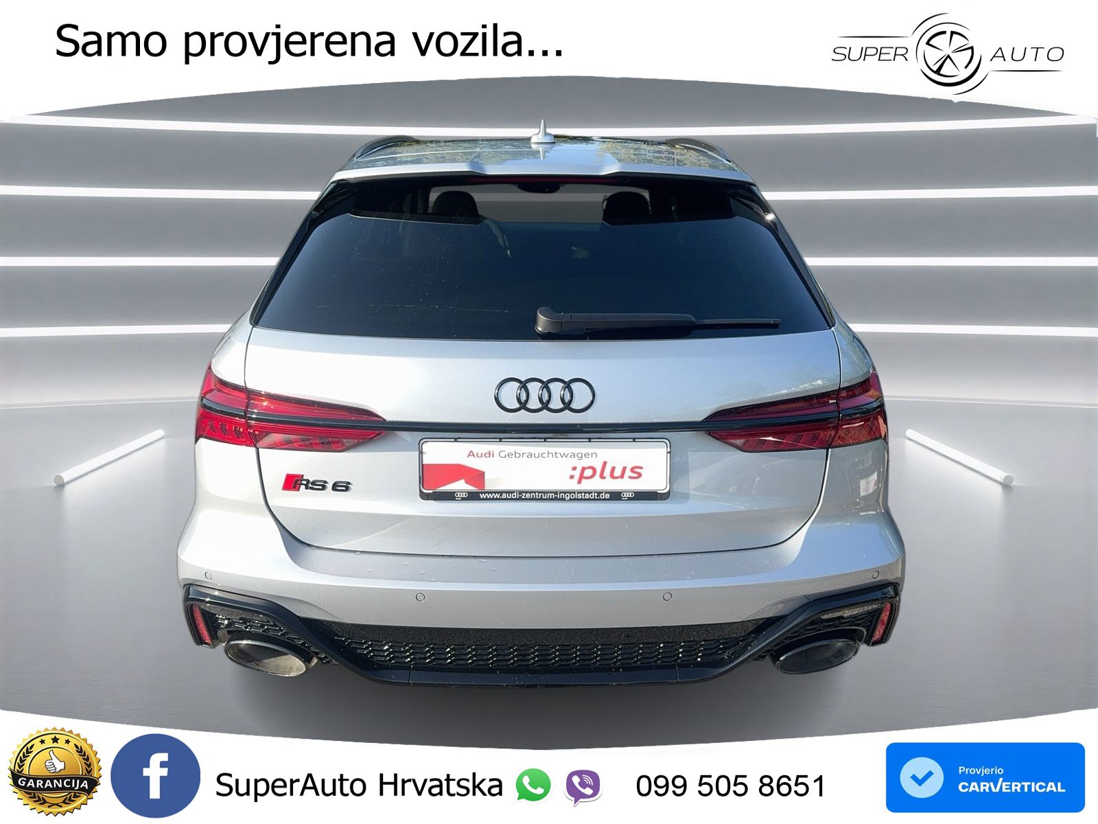 Audi RS6 Avant 4.0 TFSI V8 performance (630 KS)  quattro tiptronic Kuka
