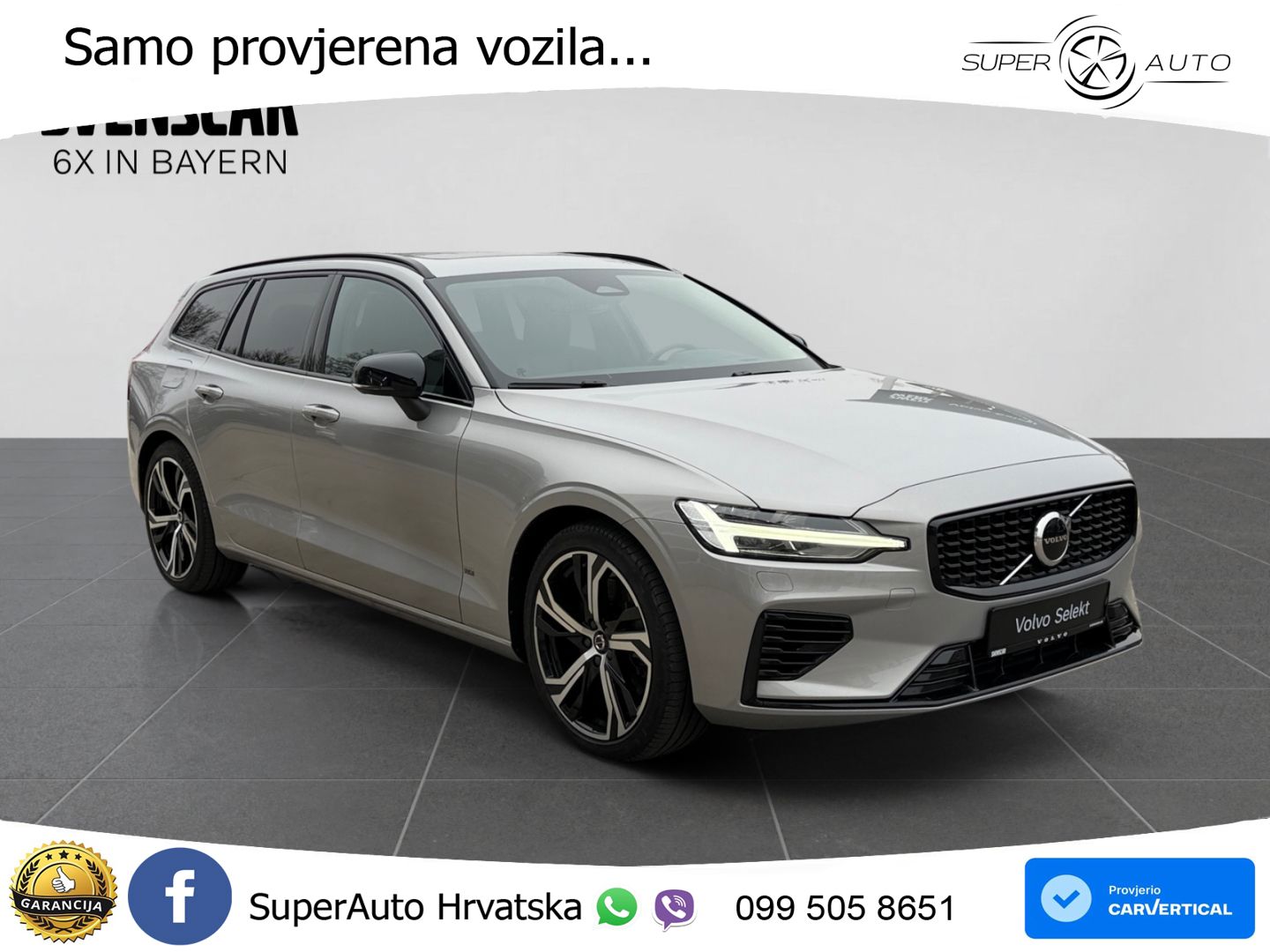 Volvo V60 2.0 T8 AWD Geartronic LED+GR SJED+ACC