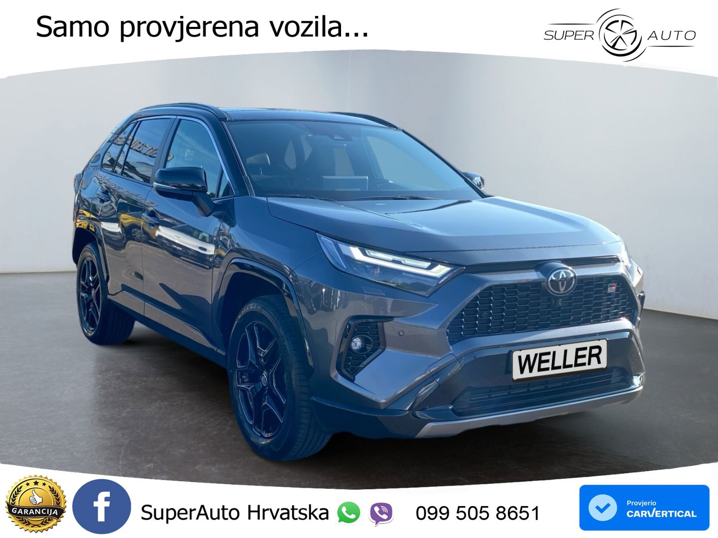 Toyota RAV4 2.5 (222 KS) Hybrid AWD-i eCVT GR Sport LED+GR SJED+ACC