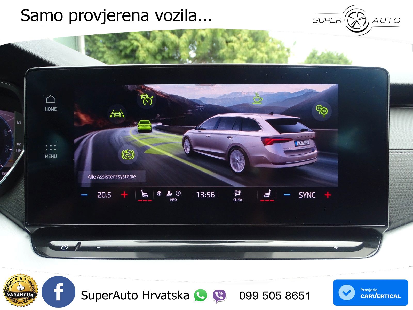 Škoda Octavia Combi 2.0 TDI (150 KS) LED+GR SJED+ACC