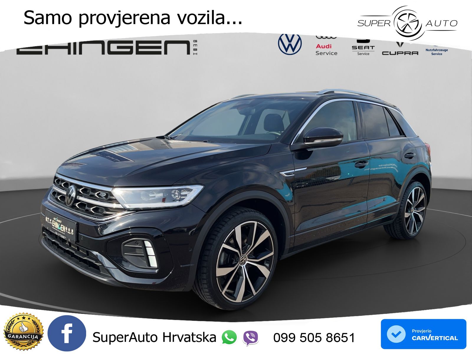 Volkswagen T-Roc 1.5 TSI (150 KS) DSG R-Line LED+GR SJED+ACC