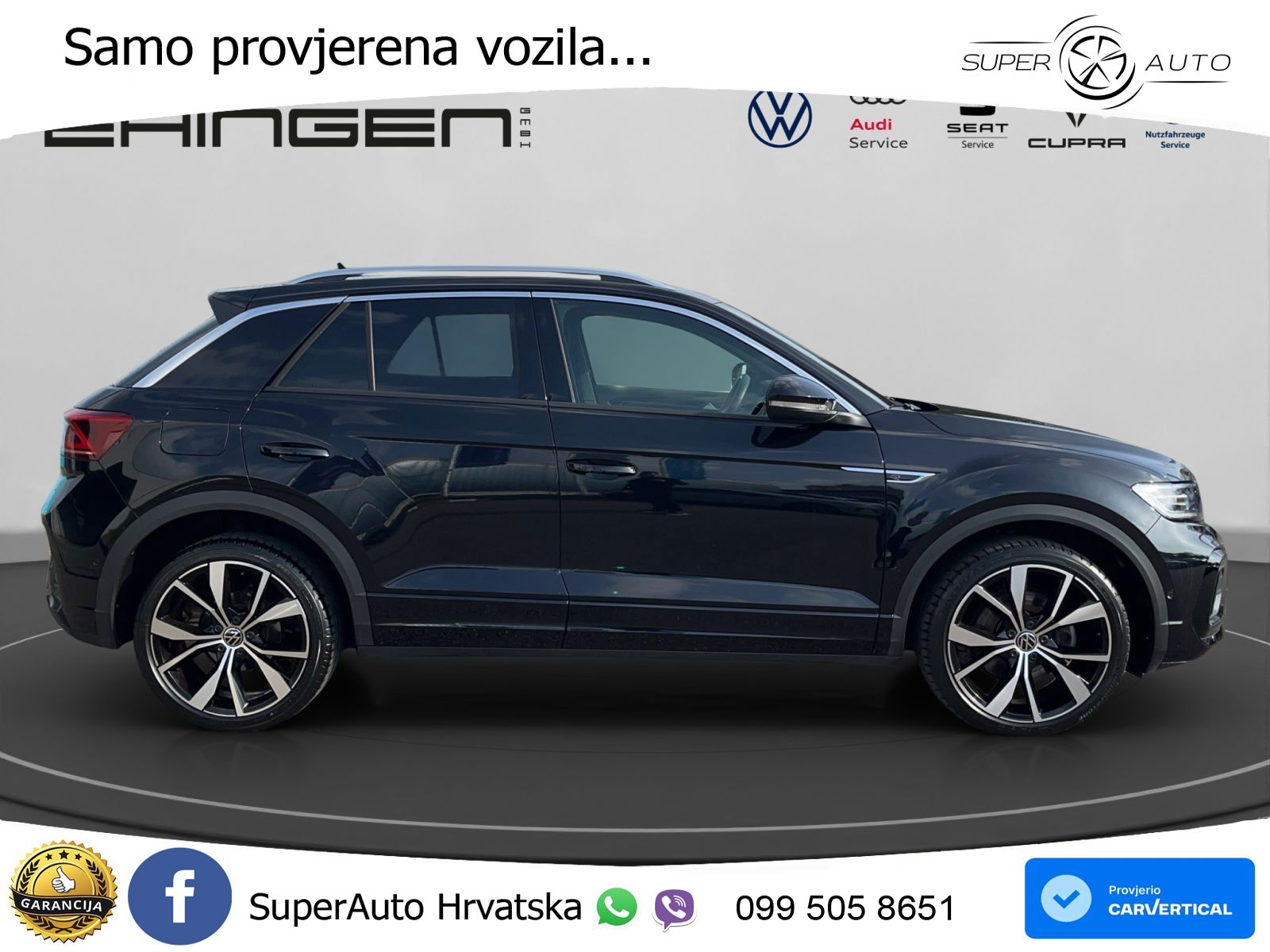 Volkswagen T-Roc 1.5 TSI (150 KS) DSG R-Line LED+GR SJED+ACC