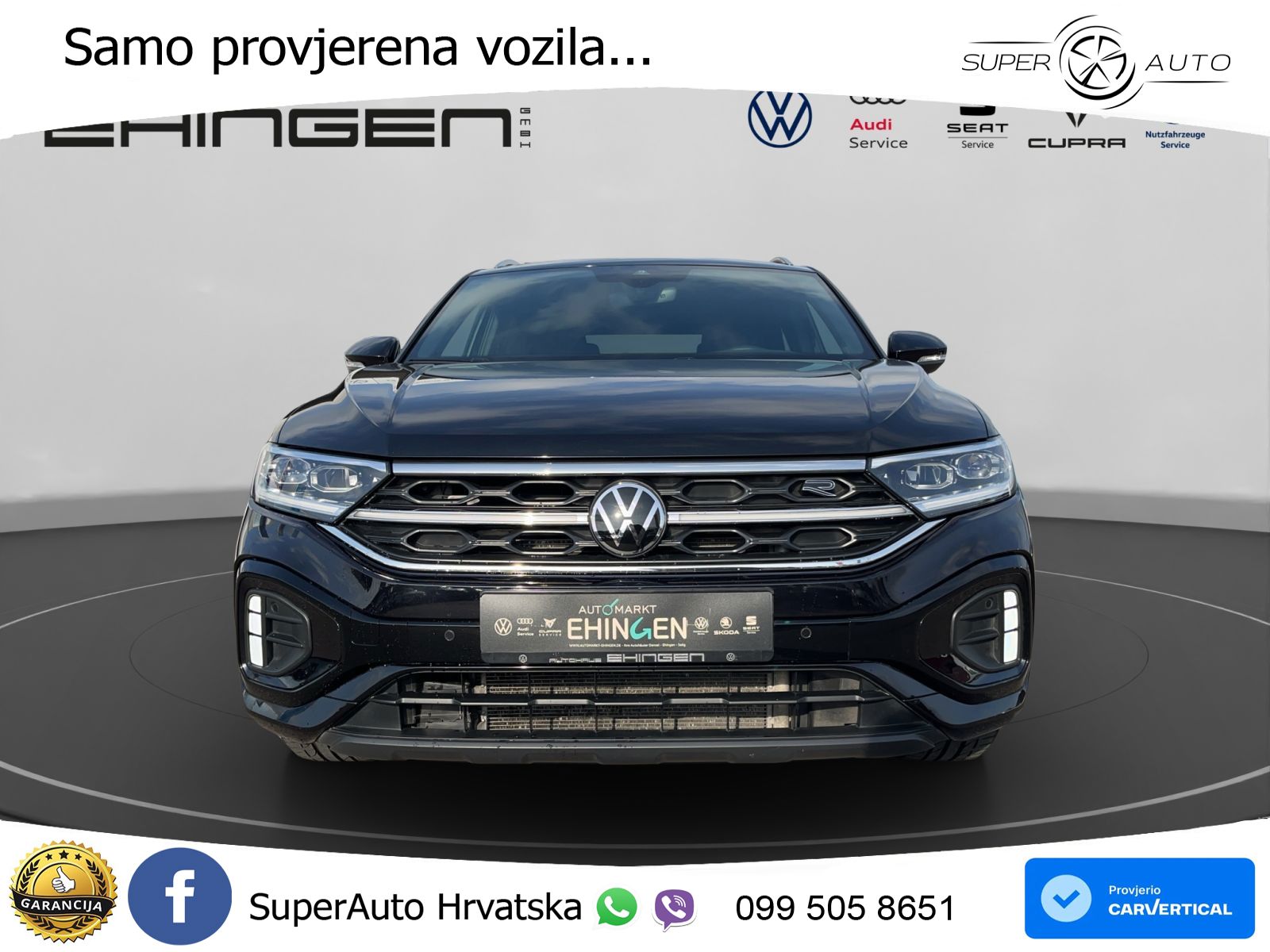 Volkswagen T-Roc 1.5 TSI (150 KS) DSG R-Line LED+GR SJED+ACC