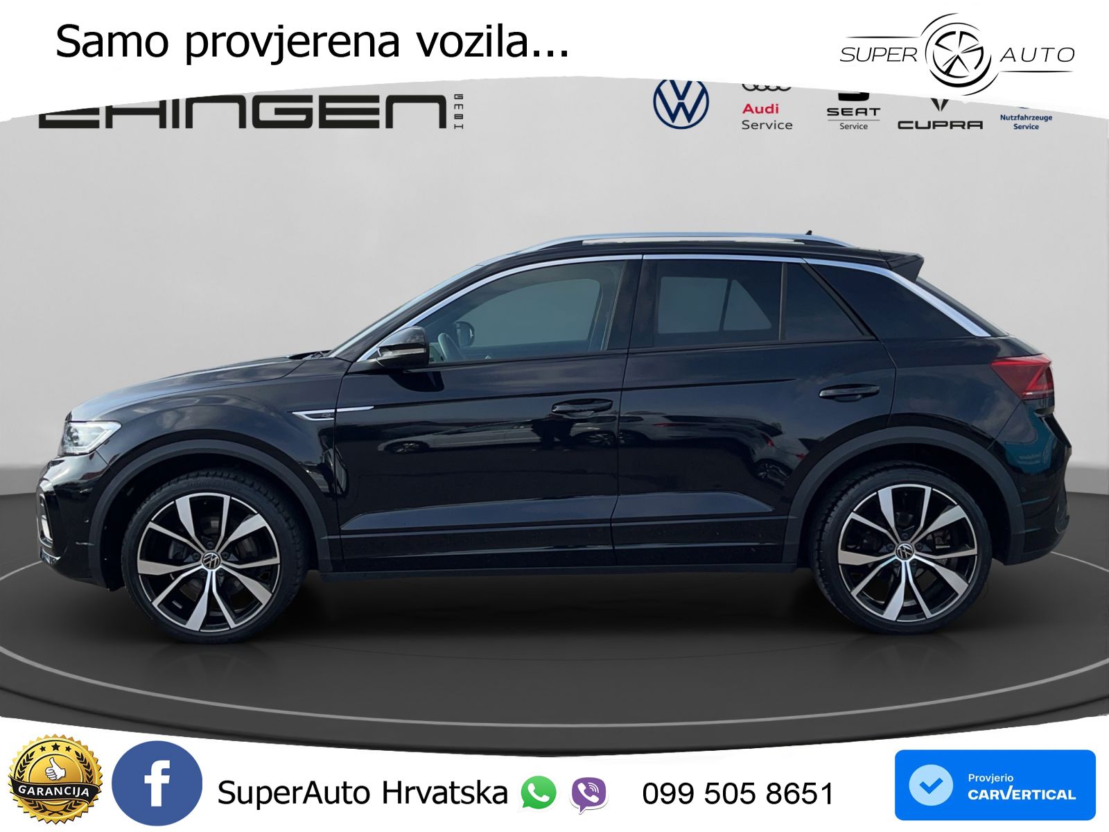 Volkswagen T-Roc 1.5 TSI (150 KS) DSG R-Line LED+GR SJED+ACC