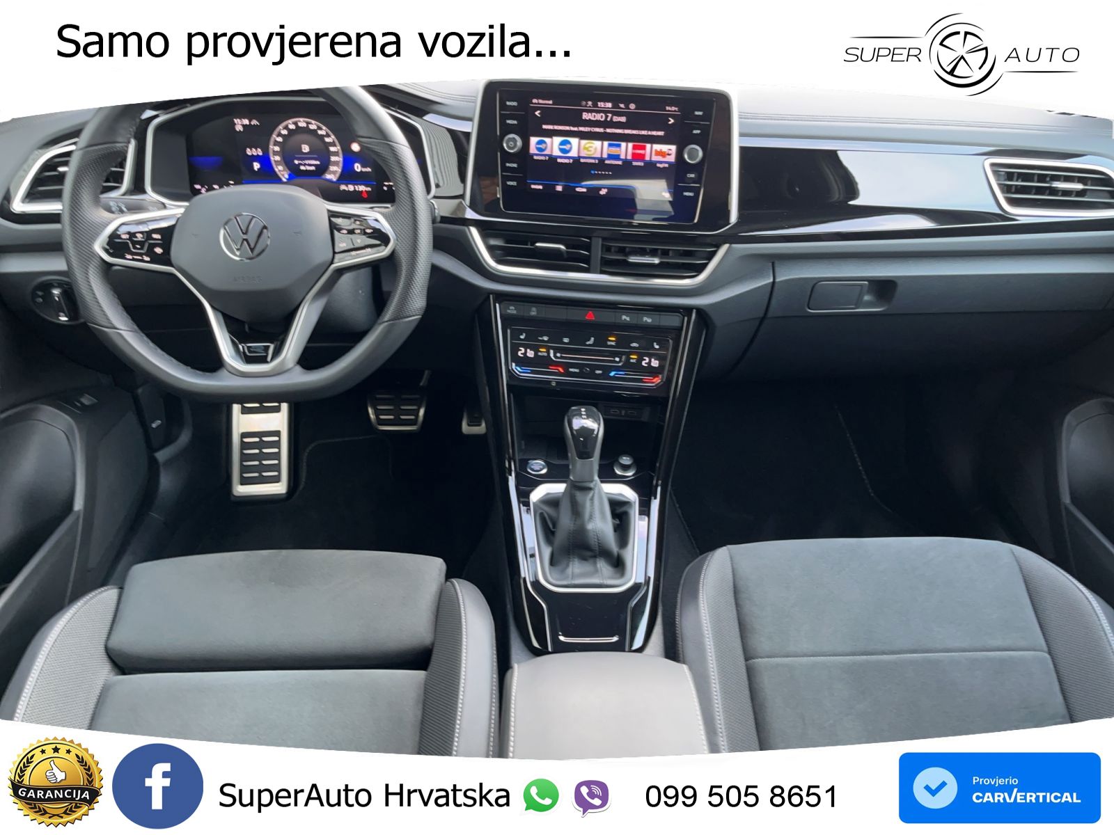 Volkswagen T-Roc 1.5 TSI (150 KS) DSG R-Line LED+GR SJED+ACC