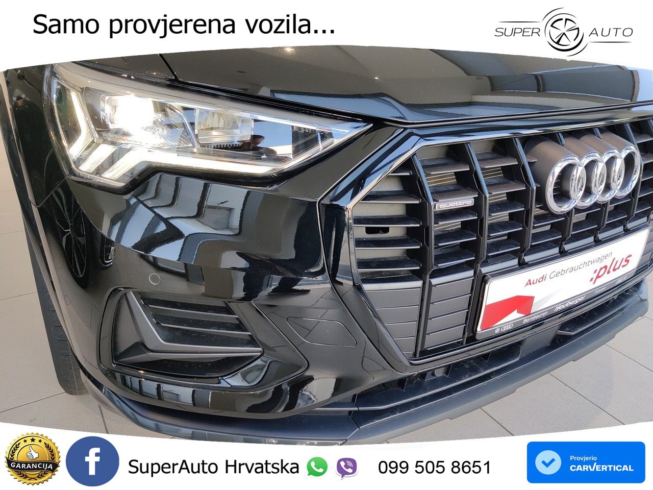 Audi Q3 40 TFSI (190 KS) quattro S tronic advanced LED+GR SJED+ACC