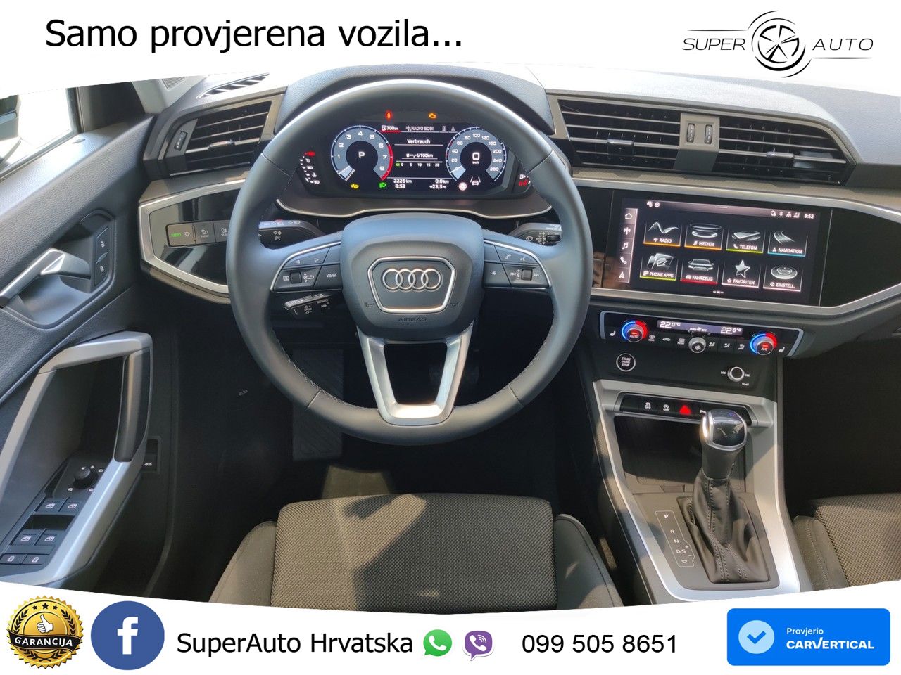 Audi Q3 40 TFSI (190 KS) quattro S tronic advanced LED+GR SJED+ACC