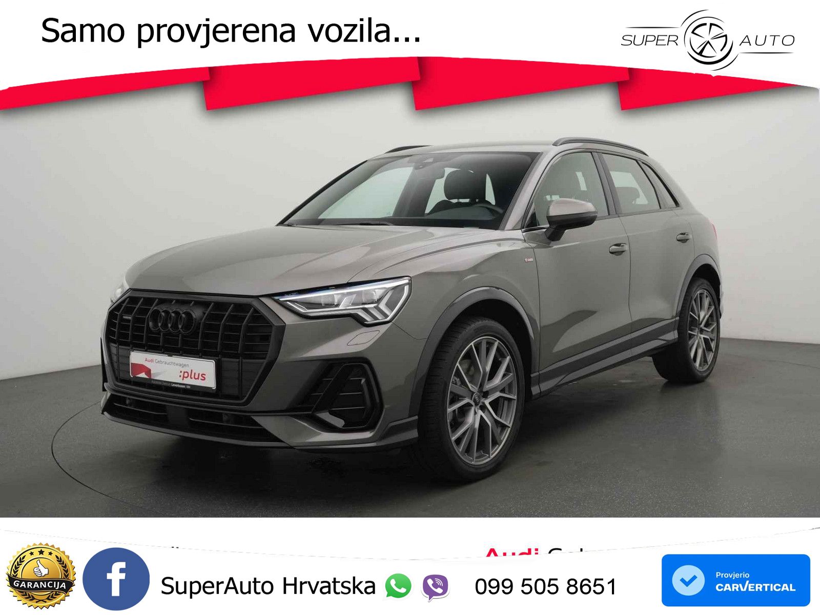 Audi Q3 40 TDI (200 KS) quattro S tronic S line LED+GR SJED+ACC