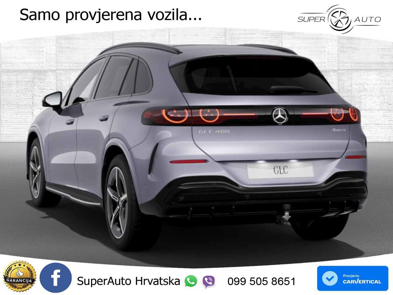 Mercedes GLC 400 94 kWh (489 KS) 4MATIC EQ Technology AMG LED+GR SJED+ACC