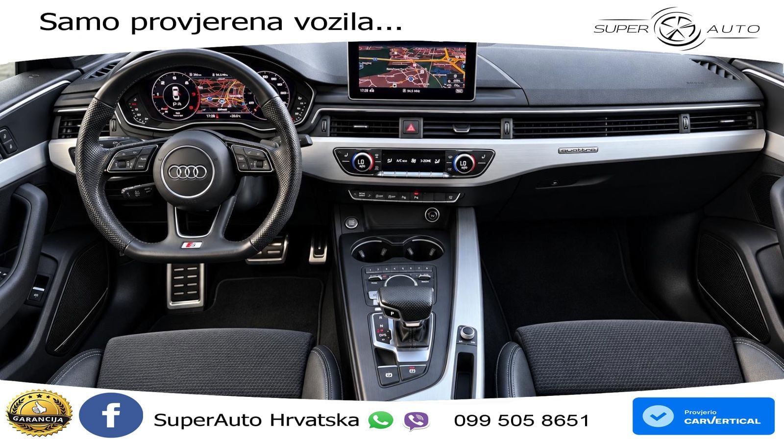 Audi A5 Sportback 40 TDI (190 KS) quattro ultra S tronic S line LED+GR SJED+ACC
