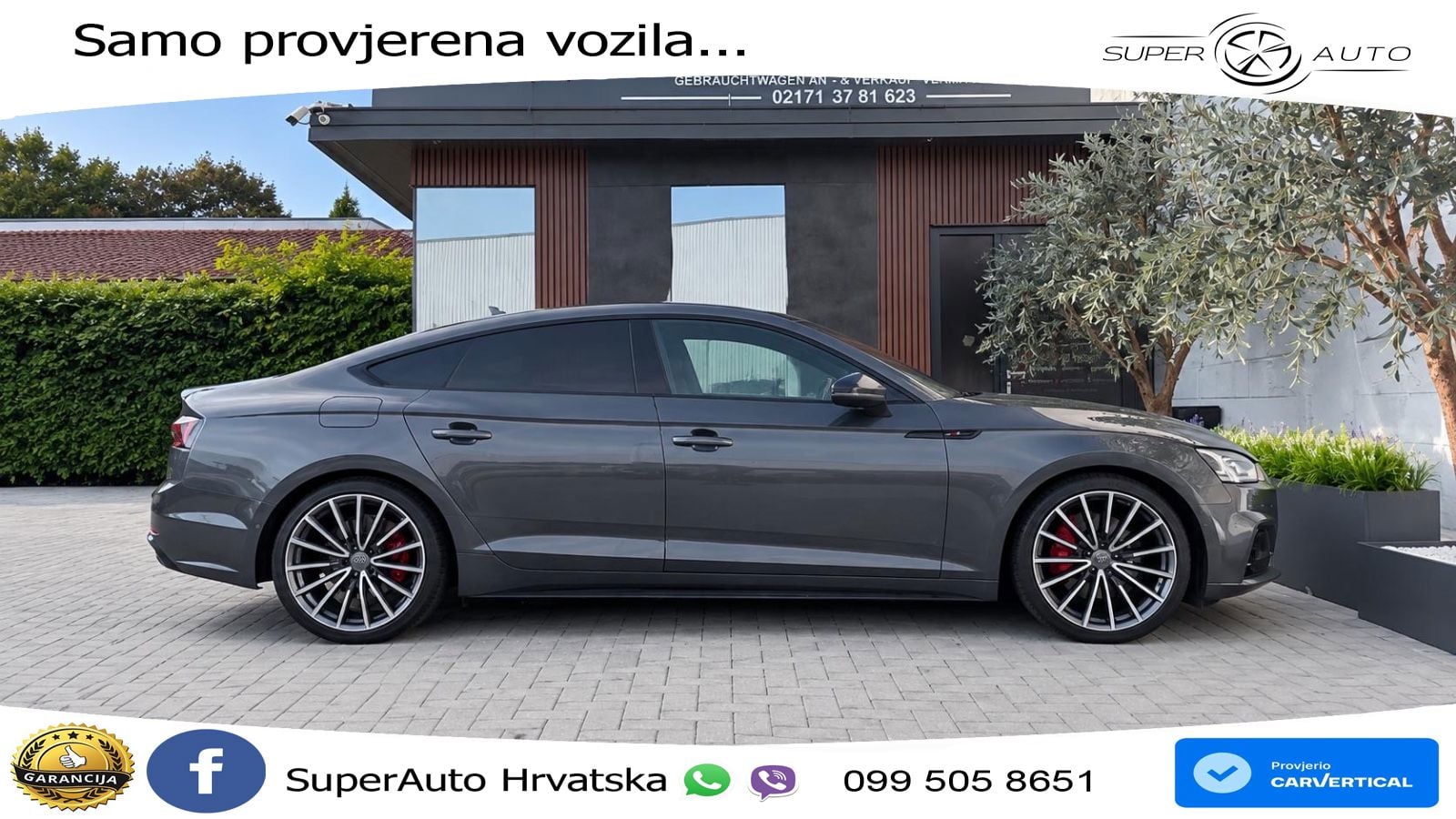 Audi A5 Sportback 40 TDI (190 KS) quattro ultra S tronic S line LED+GR SJED+ACC
