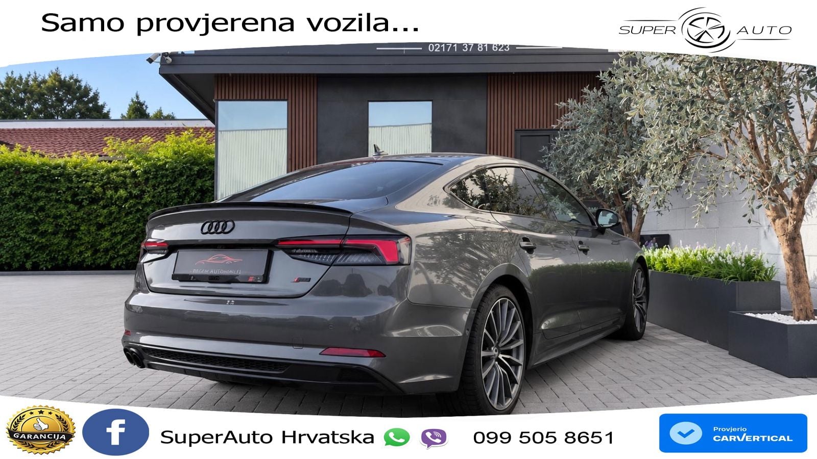 Audi A5 Sportback 40 TDI (190 KS) quattro ultra S tronic S line LED+GR SJED+ACC