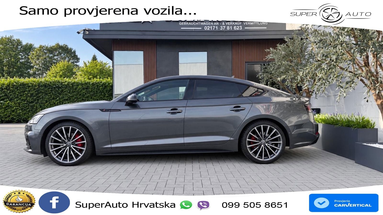 Audi A5 Sportback 40 TDI (190 KS) quattro ultra S tronic S line LED+GR SJED+ACC