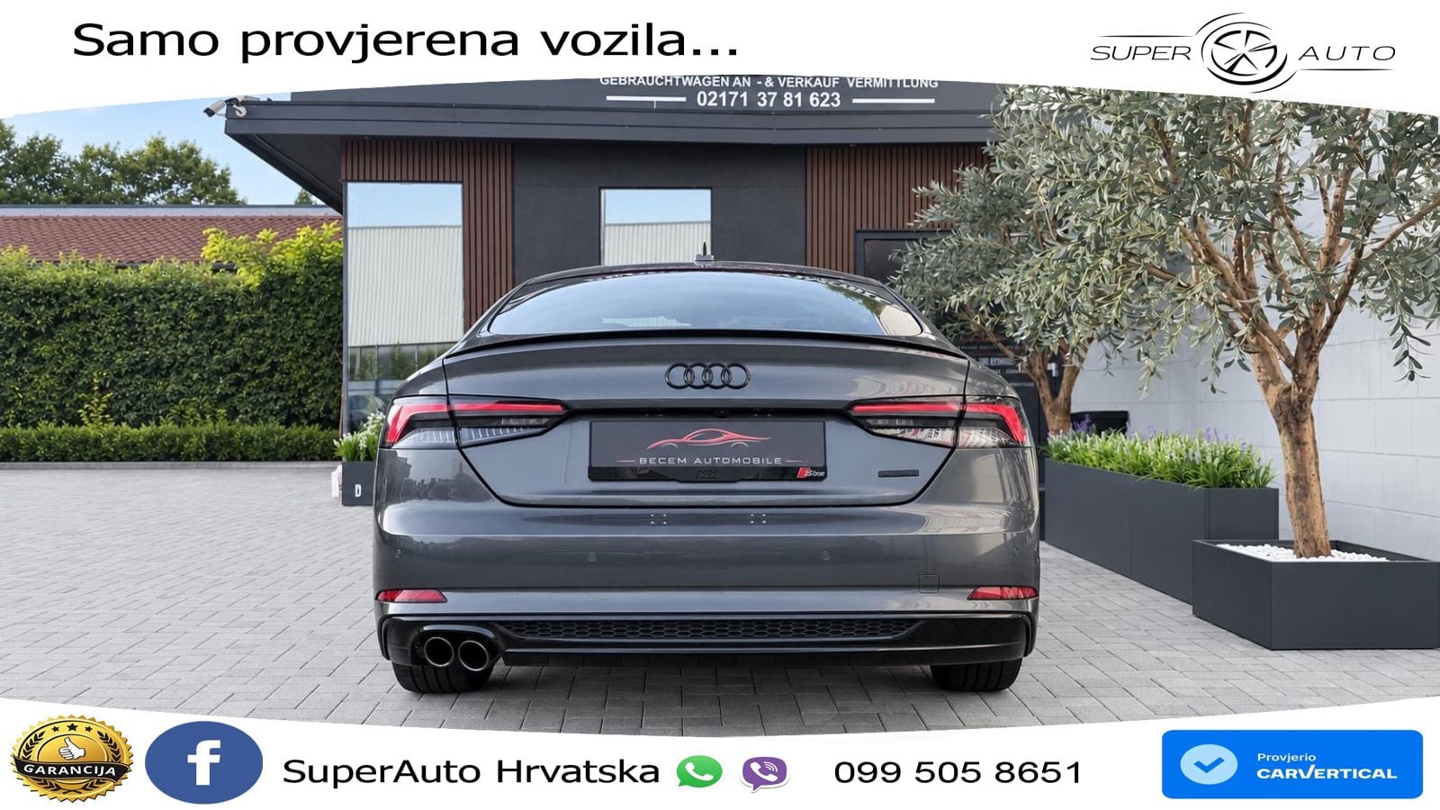 Audi A5 Sportback 40 TDI (190 KS) quattro ultra S tronic S line LED+GR SJED+ACC