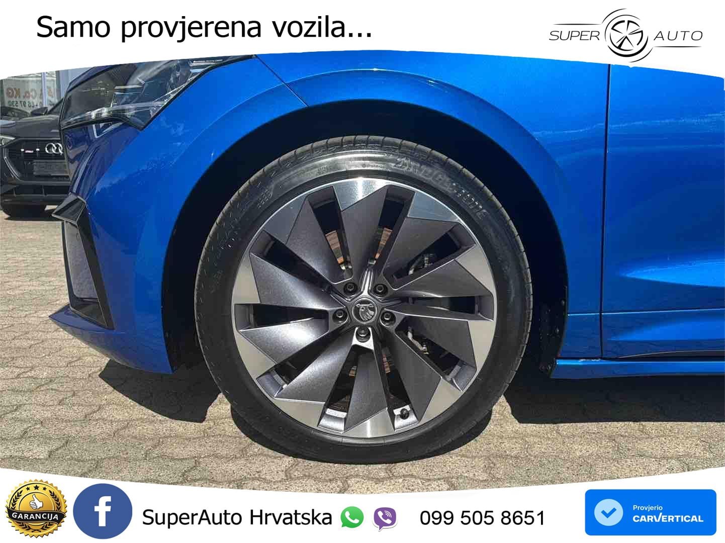 Škoda Enyaq iV 80 82 kWh (204 KS) SportLine LED+GR SJED+ACC