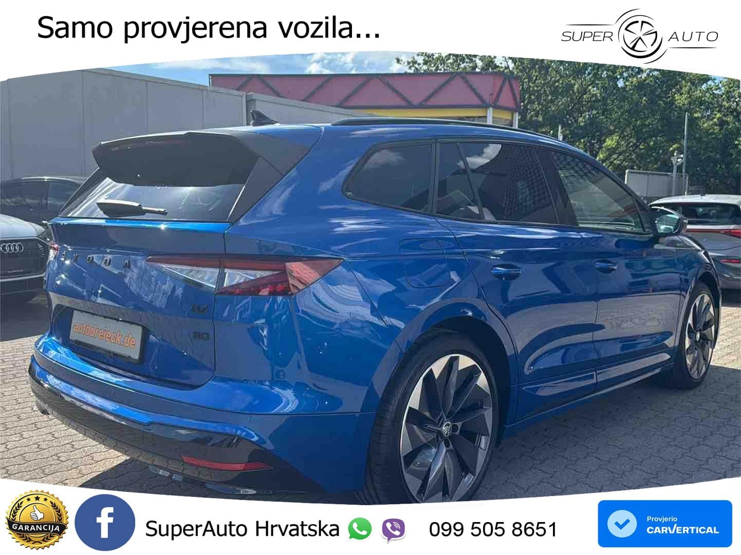 Škoda Enyaq iV 80 82 kWh (204 KS) SportLine LED+GR SJED+ACC