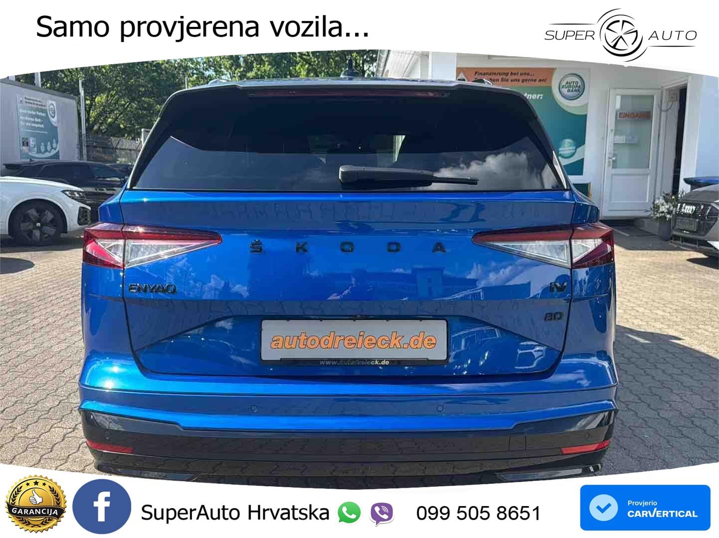 Škoda Enyaq iV 80 82 kWh (204 KS) SportLine LED+GR SJED+ACC