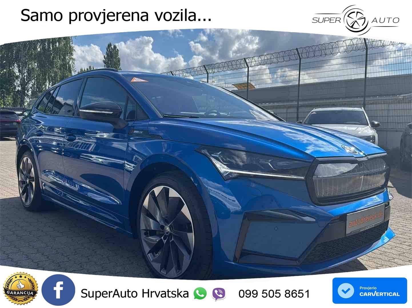 Škoda Enyaq iV 80 82 kWh (204 KS) SportLine LED+GR SJED+ACC