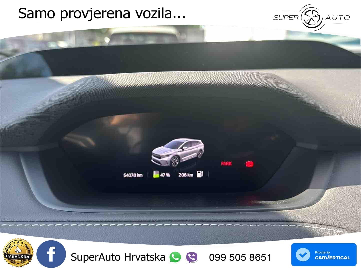 Škoda Enyaq iV 80 82 kWh (204 KS) SportLine LED+GR SJED+ACC