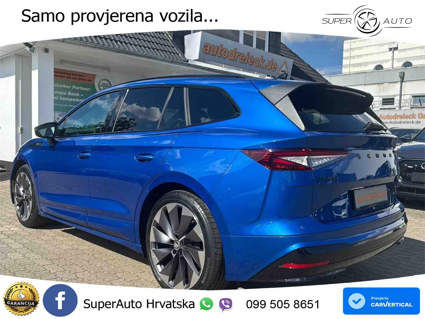 Škoda Enyaq iV 80 82 kWh (204 KS) SportLine LED+GR SJED+ACC