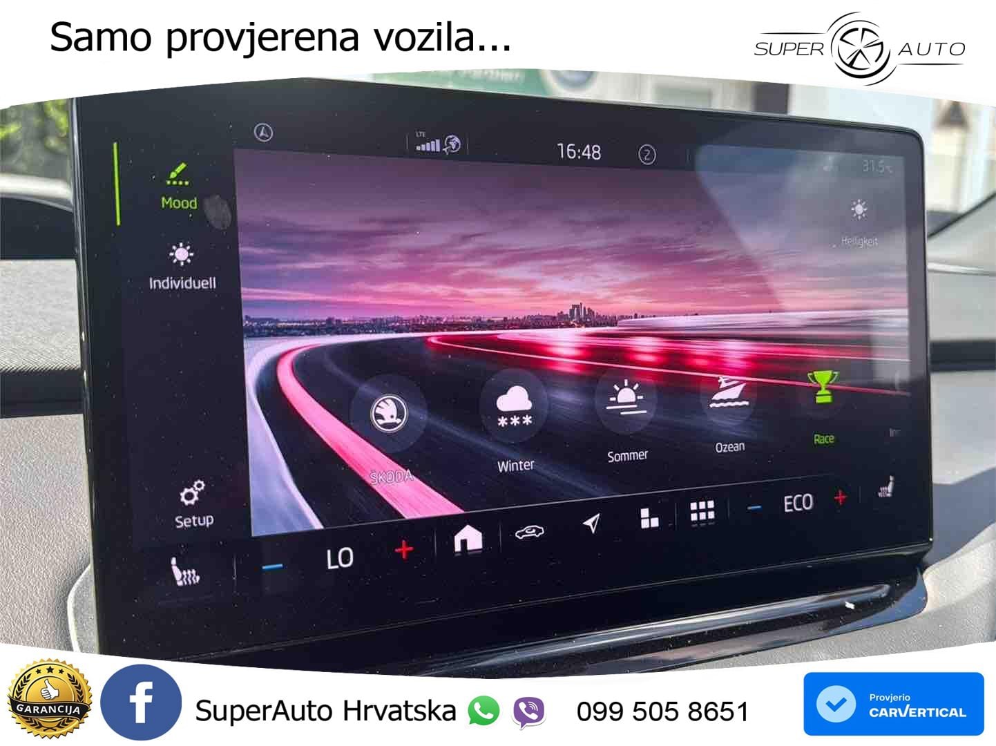 Škoda Enyaq iV 80 82 kWh (204 KS) SportLine LED+GR SJED+ACC