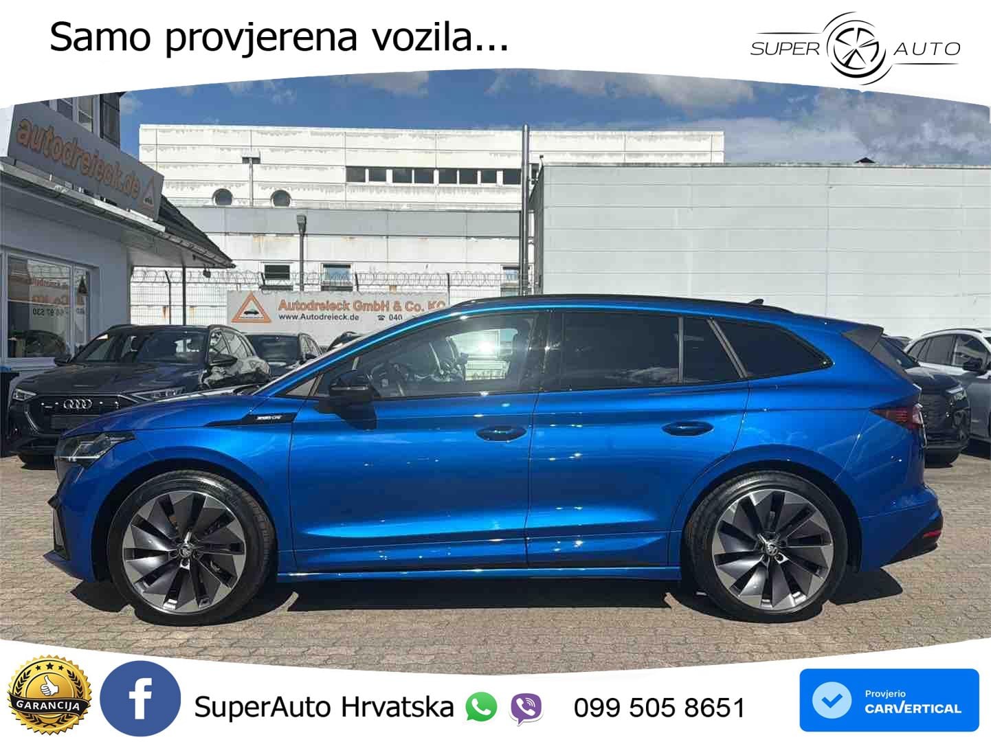 Škoda Enyaq iV 80 82 kWh (204 KS) SportLine LED+GR SJED+ACC