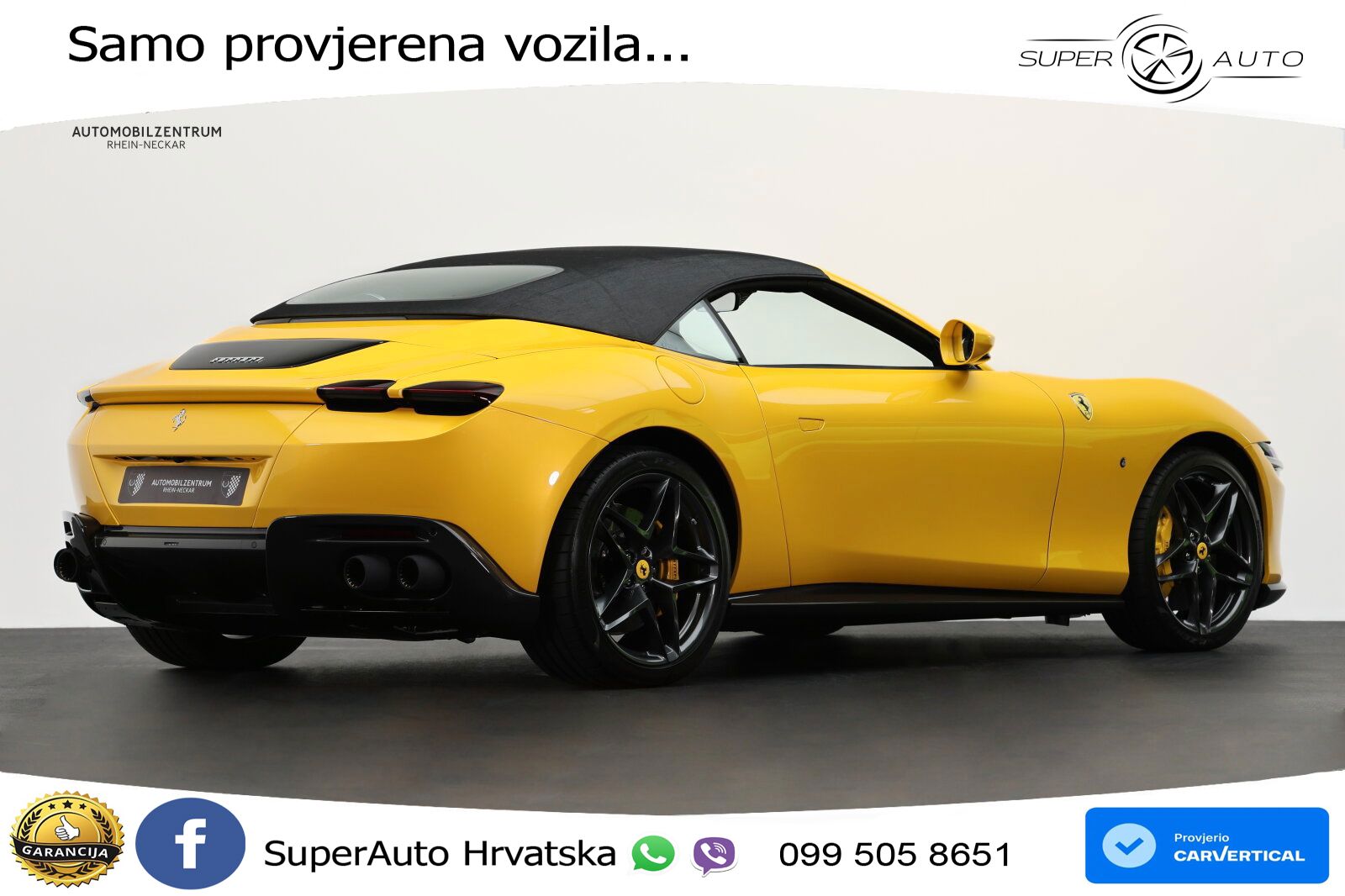 Ferrari Roma Spider 3.9 V8 (620 KS) F1 DCT LED+GR SJED+ACC