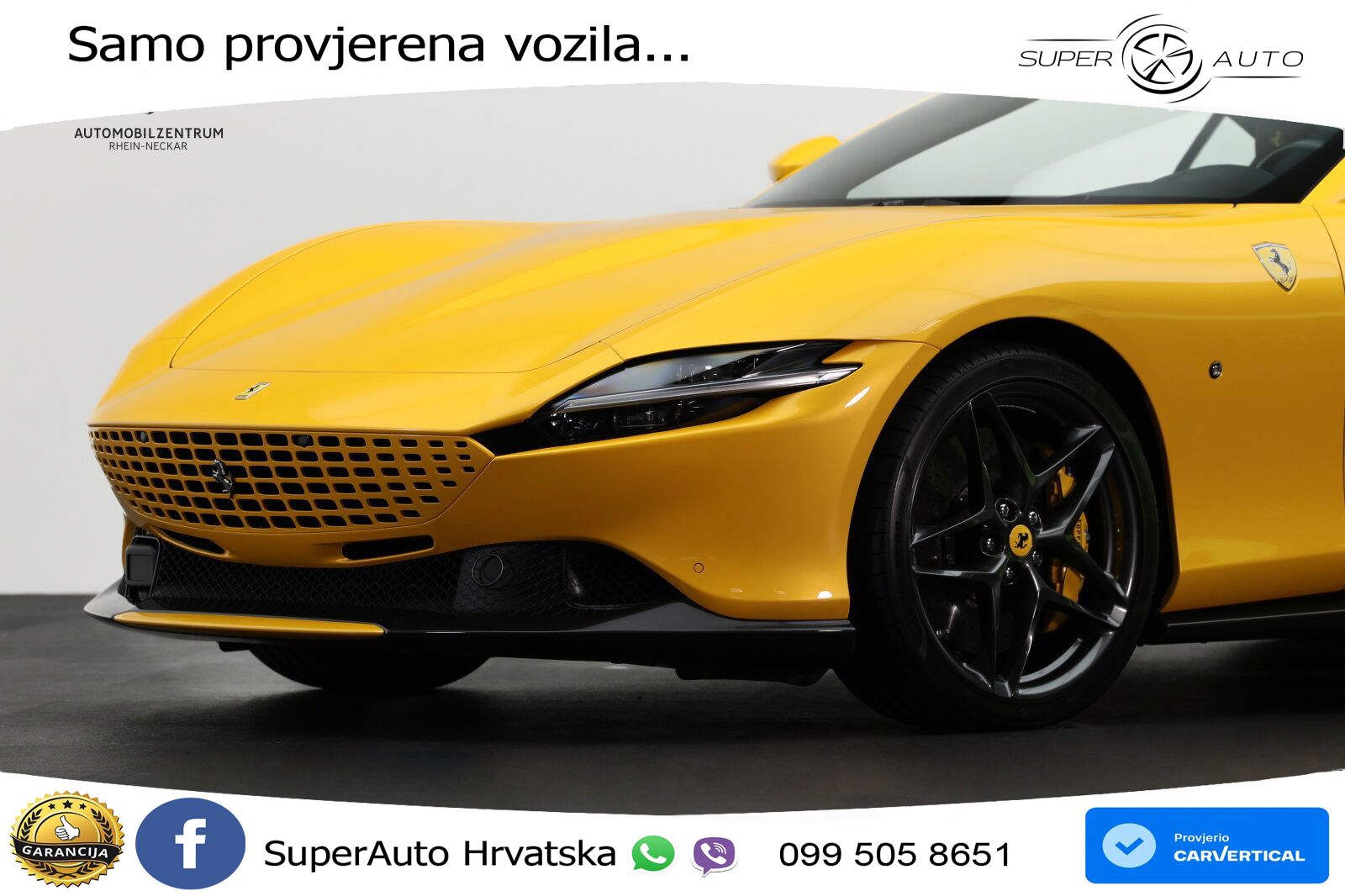 Ferrari Roma Spider 3.9 V8 (620 KS) F1 DCT LED+GR SJED+ACC