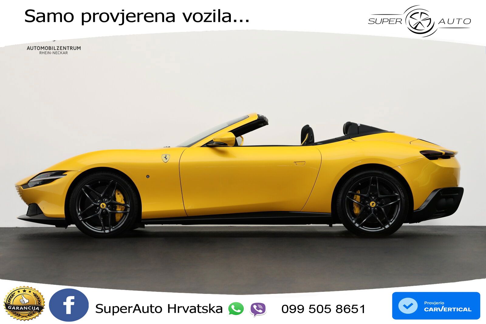 Ferrari Roma Spider 3.9 V8 (620 KS) F1 DCT LED+GR SJED+ACC