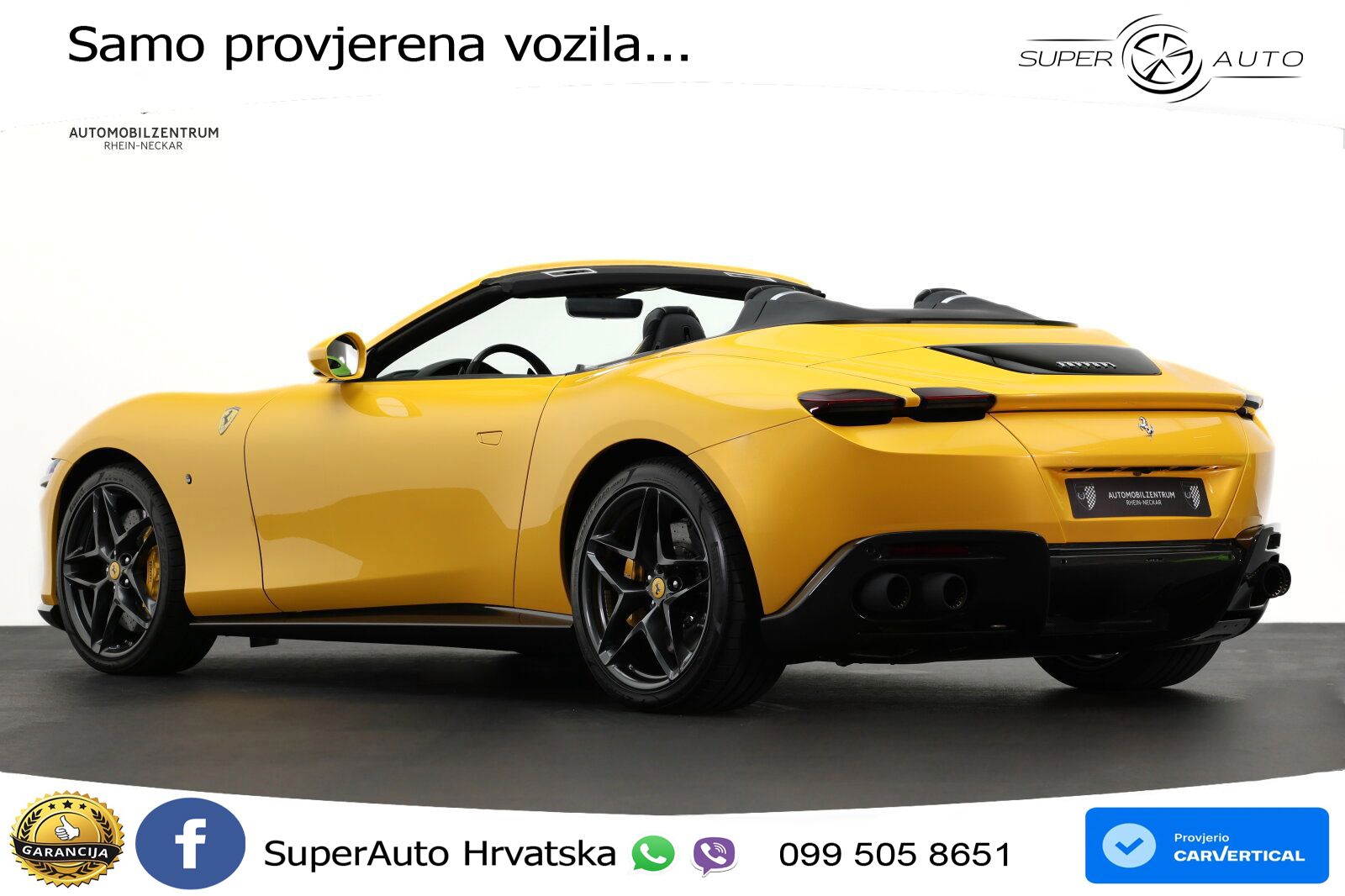 Ferrari Roma Spider 3.9 V8 (620 KS) F1 DCT LED+GR SJED+ACC